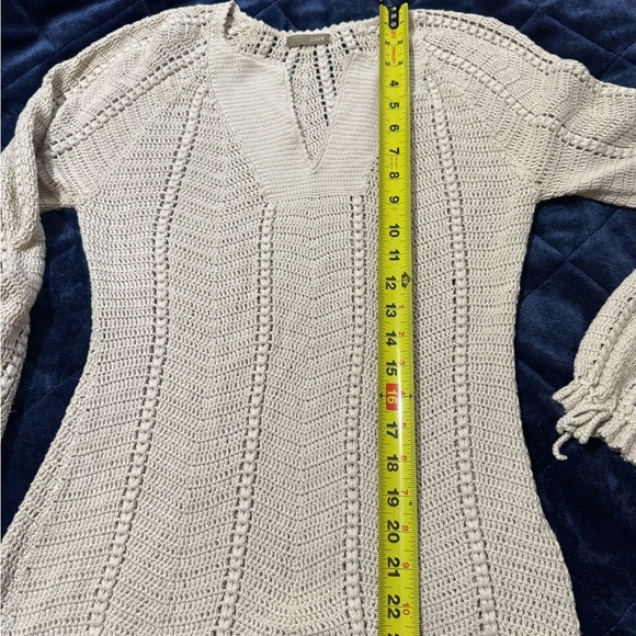 J. Crew Cream V-Neck Sweater - Picture 6 of 12